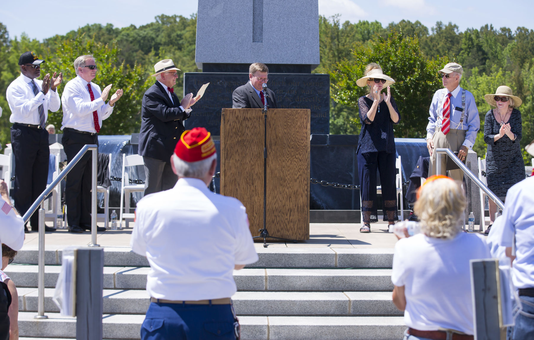 Memorial Day service at Carolina Field of Honor